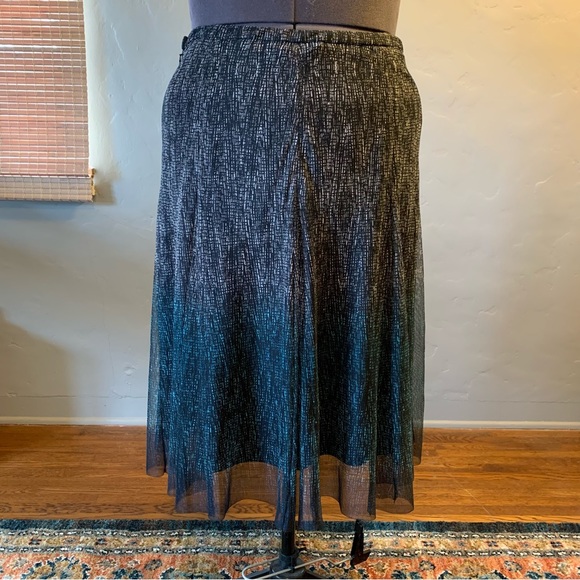 Coldwater Creek Gray-Blue Feminine Skirt * 16 - Picture 2 of 11